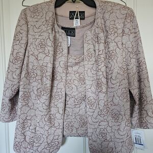 NWT Alex Evenings twinset, size XL. Sparkle ✨️